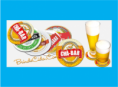 25 Unidades Bolacha de Chopp Redondo Triplex 280gr 9cm x 9cm
